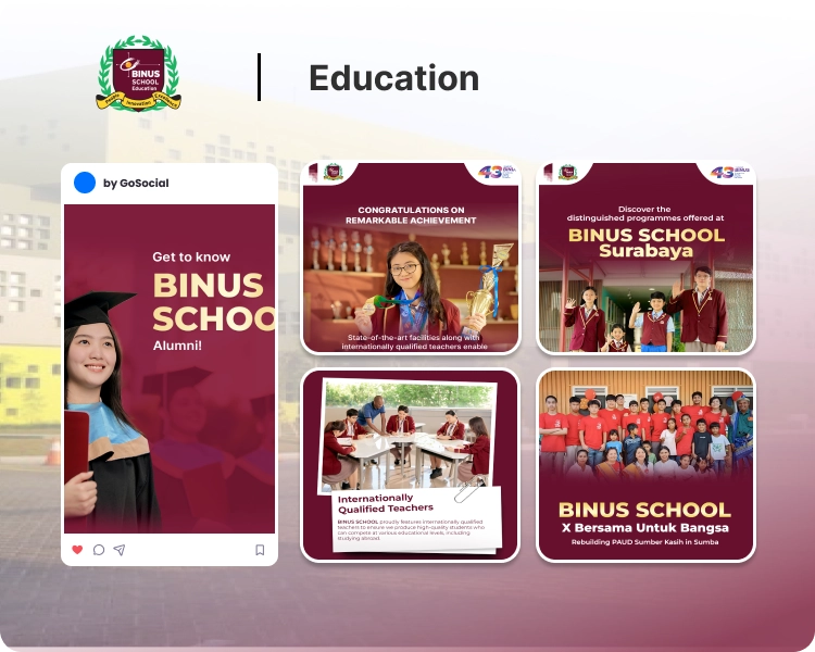 Binus School - Social Media