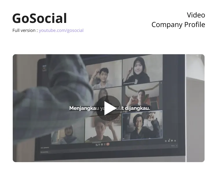 Video Company Profile - GoSocial