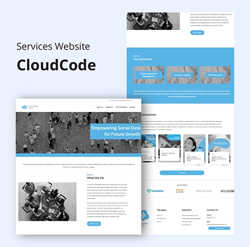 Portfolio GoSocial - Website Development - PT. Kode Awan Indonesia