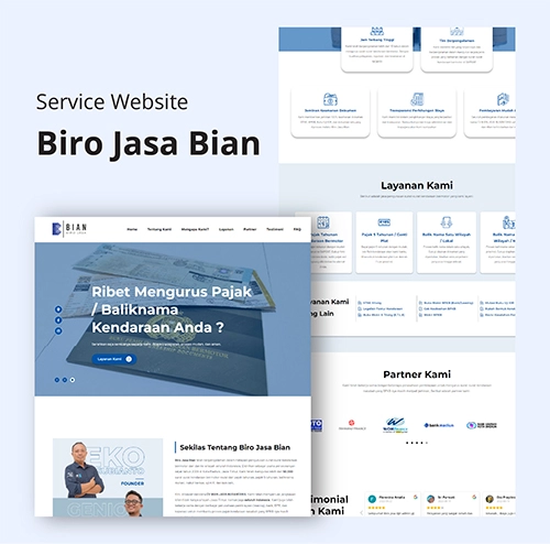 Website Company Profile - Biro Jasa Bian