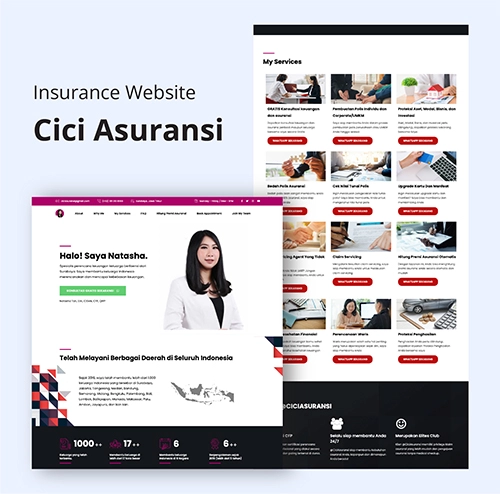 Website Company Profile - Cici Asuransi