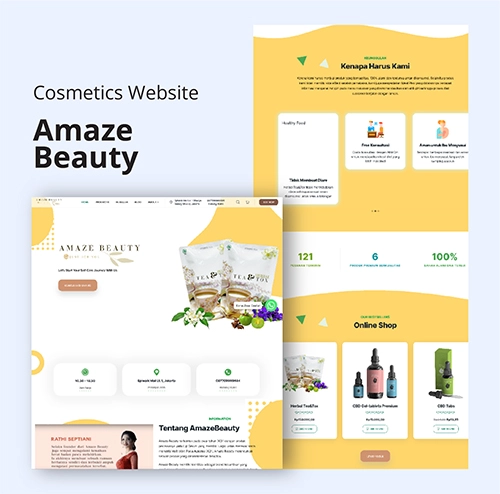 Website Ecommerce - Amaze Beauty