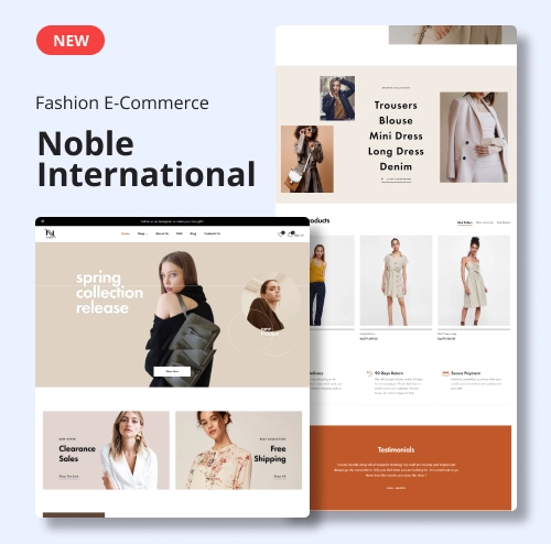 Website ECommerce - Noble International