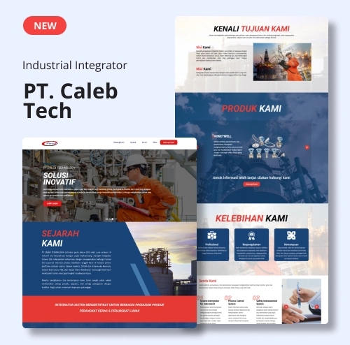 Website Company Profile - PT. Caleb Technology