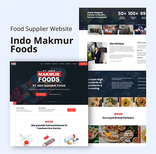 Website Company Profile - Indo Makmur Foods