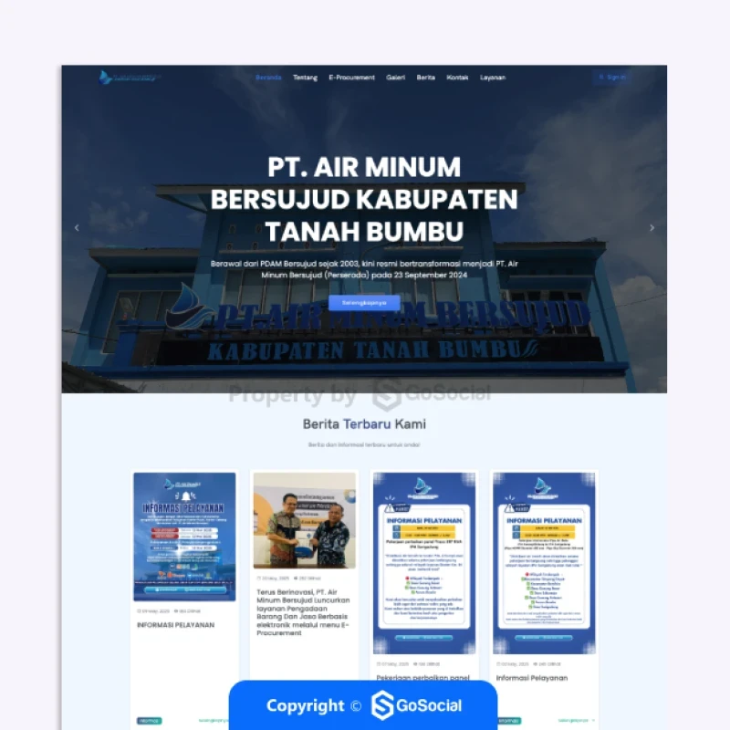Portofolio - Air Minum Bersujud