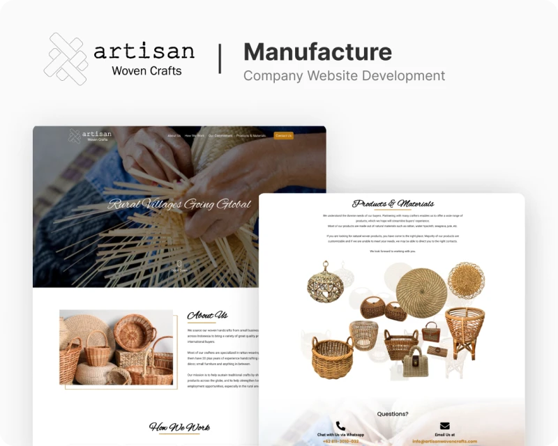 Portofolio - Artisan Woven Crafts