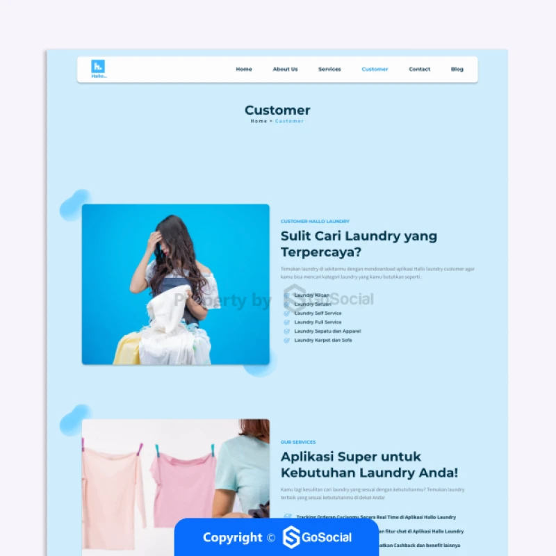 Portofolio - Hallo Laundry