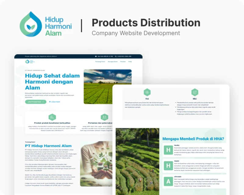Portofolio - Hidup Harmoni Alam