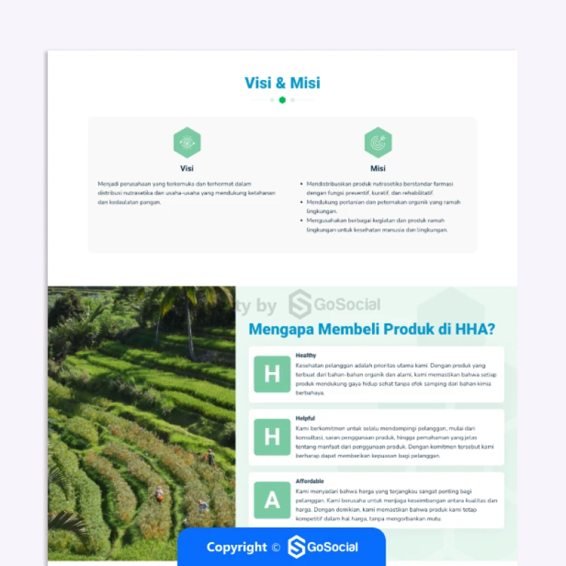 Portofolio - Hidup Harmoni Alam