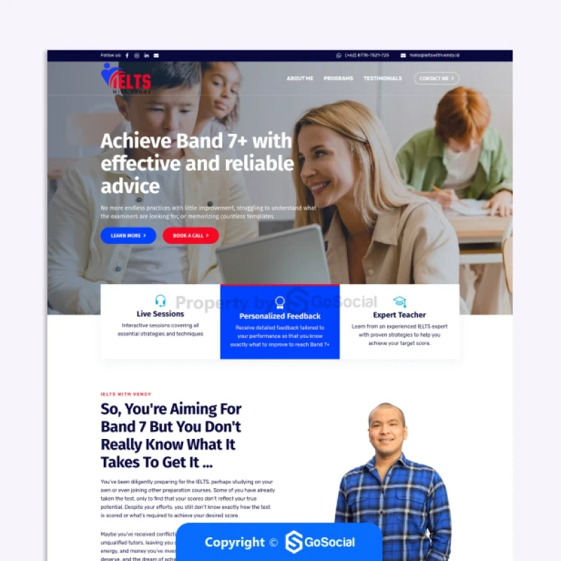 Portofolio - IELTS With Vendy