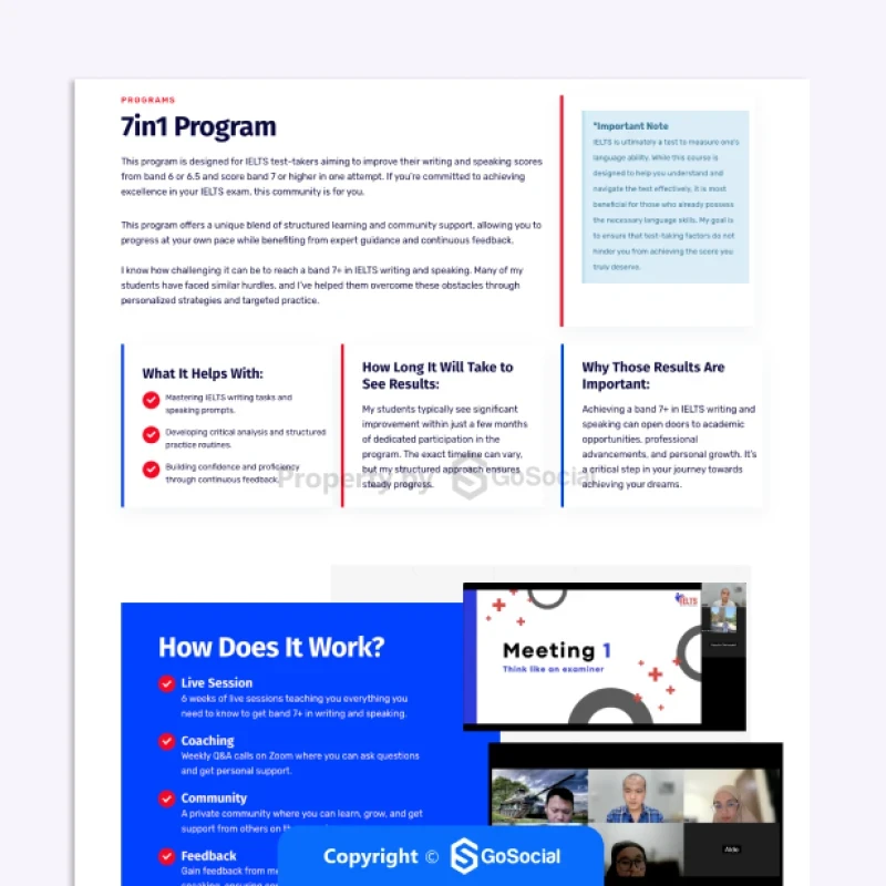Portofolio - IELTS With Vendy
