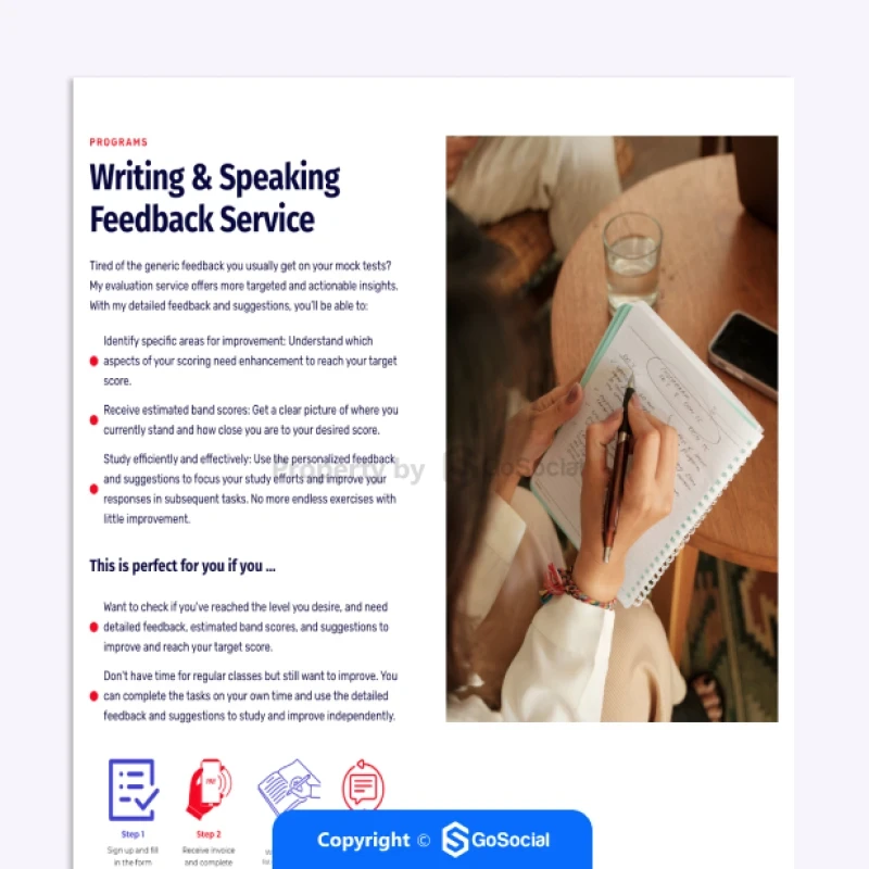 Portofolio - IELTS With Vendy