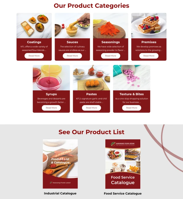 Portofolio - Kawarang Foods Lestari