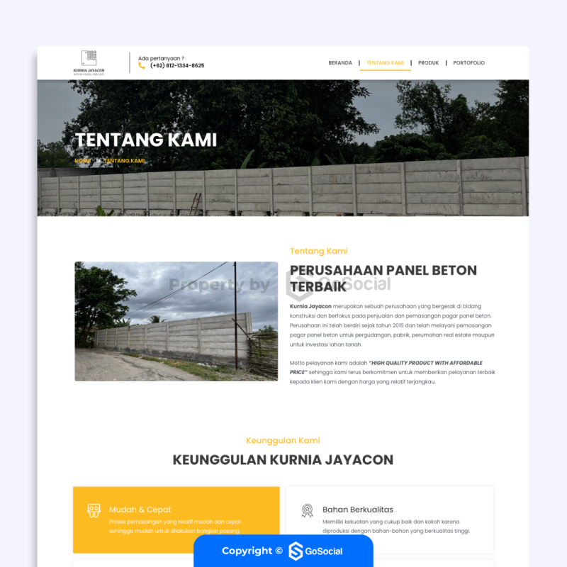 Portofolio - Kurnia Jayacon