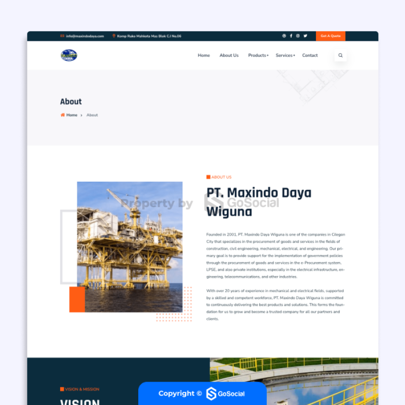 Portofolio - Maxindo Daya