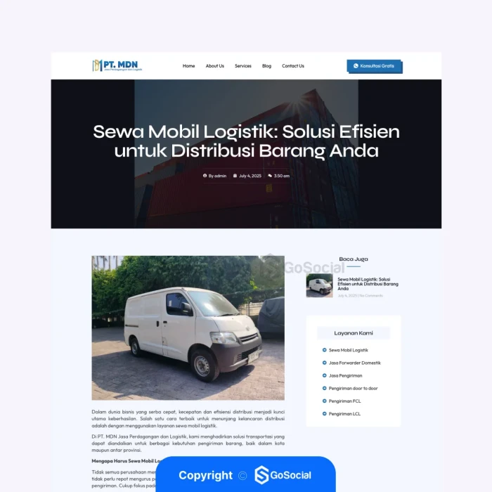 Portofolio - PT. MDN Jasa Perdagangan