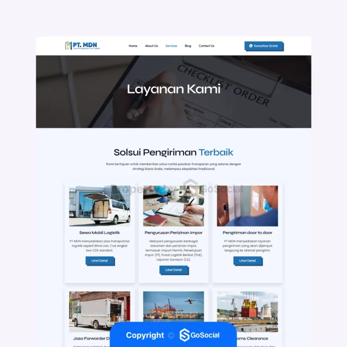 Portofolio - PT. MDN Jasa Perdagangan