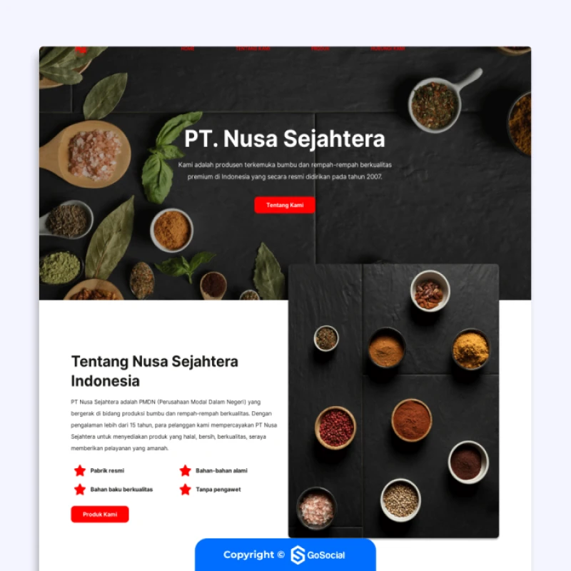 Portofolio - PT. Nusa Sejahtera