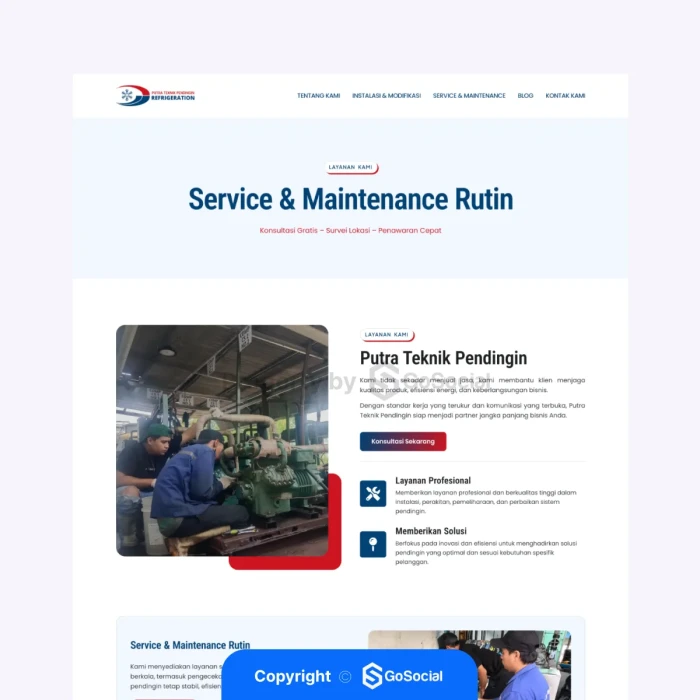Portofolio - Putra Teknik Pendingin