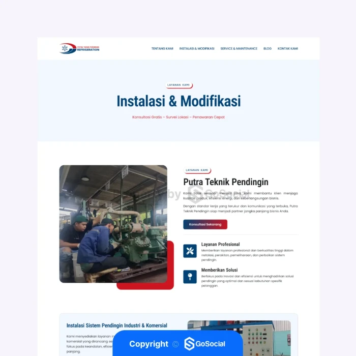 Portofolio - Putra Teknik Pendingin