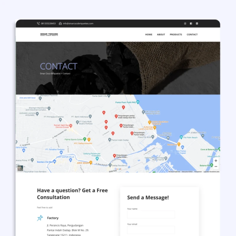 Portofolio - Sinar Coco Briquette